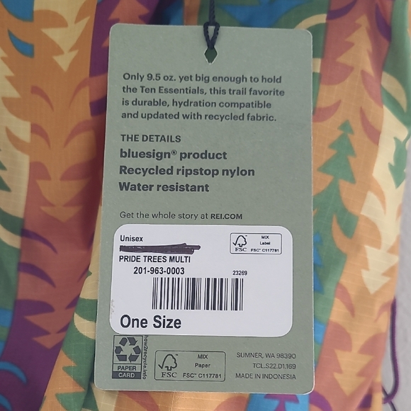 REI Multicolor Ripstop Nylon Backpack - Picture 2 of 5